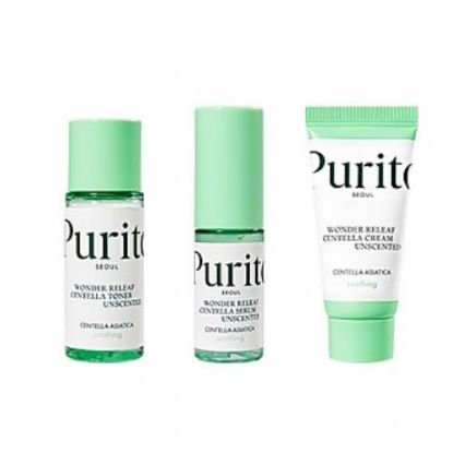 Picture of Wonder Releaf Centella Mini Kit Unscented(Serum15ml+Toner30ml+ Cream15ml)