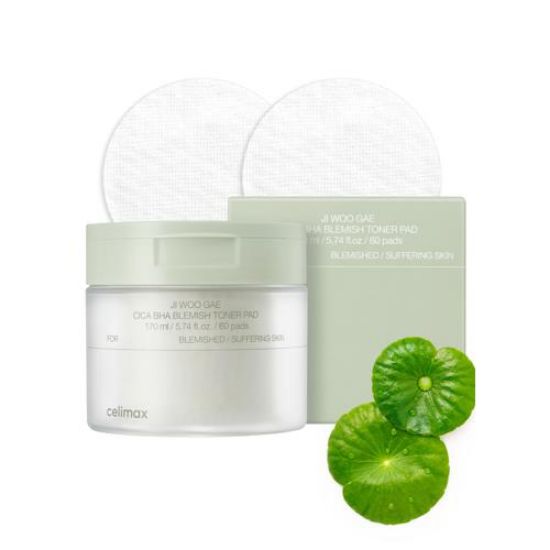 Picture of Ji Woo Gae Cica BHA Blemish Toner Pad (60pads)